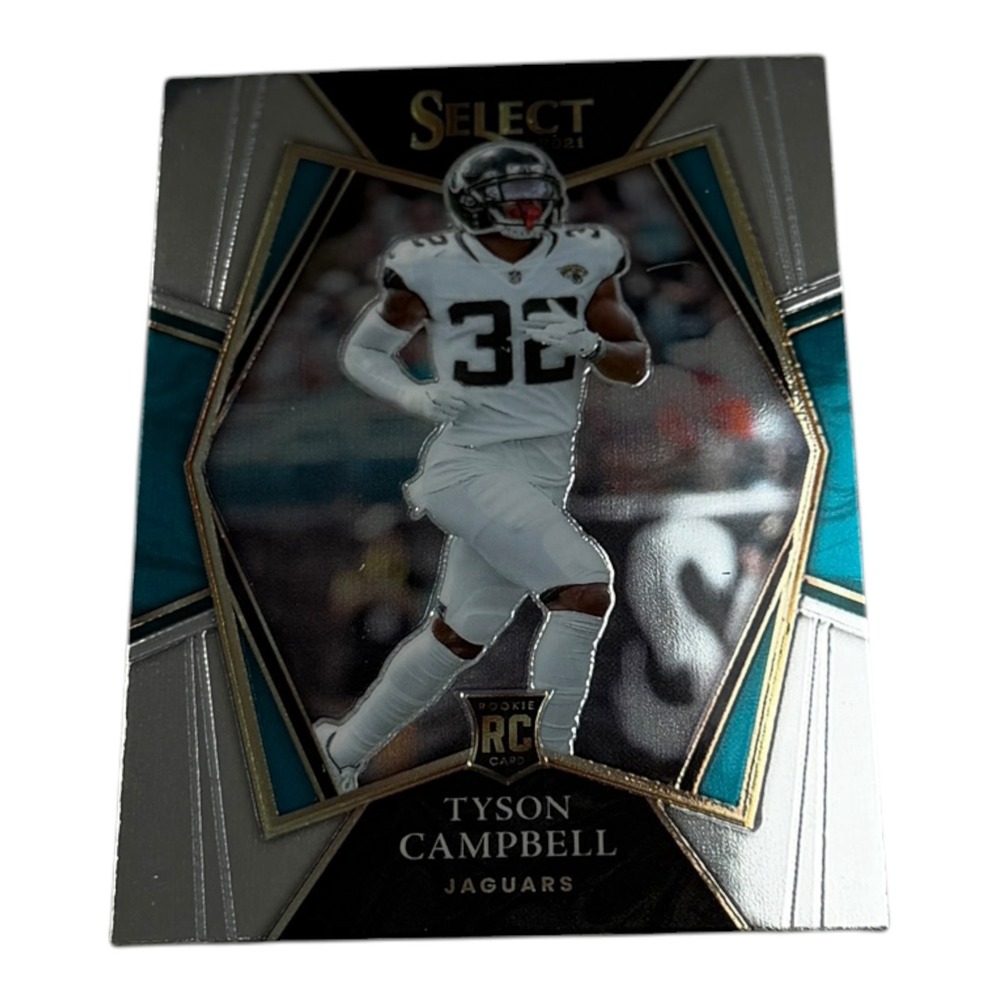 2021 Panini Select Tyson Campbell Rookie Card 189 Premier‎ Level Jaguars RC